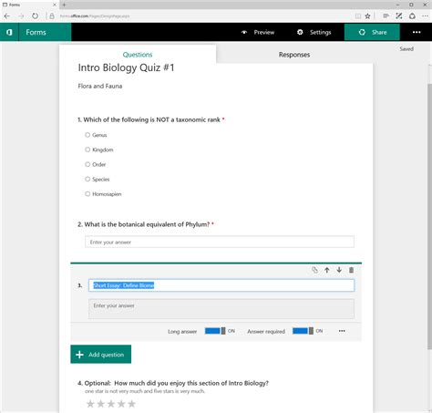 What's new in Microsoft Forms .